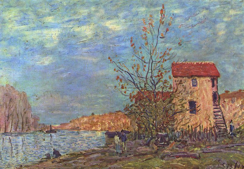 Der Loing bei Moret, Alfred Sisley